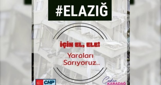 CHP'den Elazığ'a destek