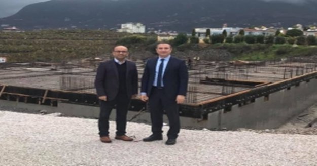 Mahmutlar’daki okul inşaatı sürüyor