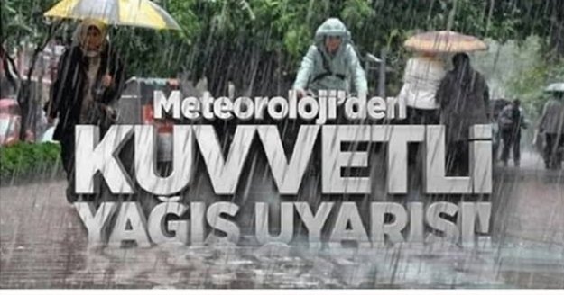 Meteoroloji’den Alanya’ya kuvvetli sağanak yağış uyarısı