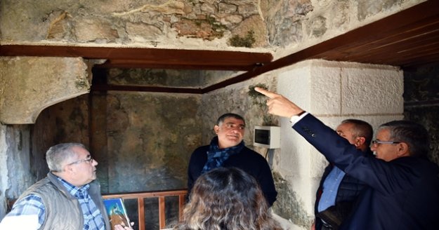 Selçuklu Av Köşkünde temizlik çalışması