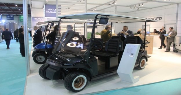 Yüzde 100 elektrikli yerli ve mili yeni nesil hizmet araçları fuarda tanıtıldı