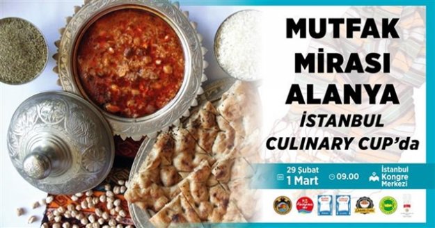 Alanya Belediyesi Uluslararası İstanbul Culinary Cup'a katılacak