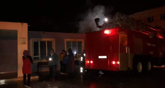 Alanya'da okulda yangın paniği