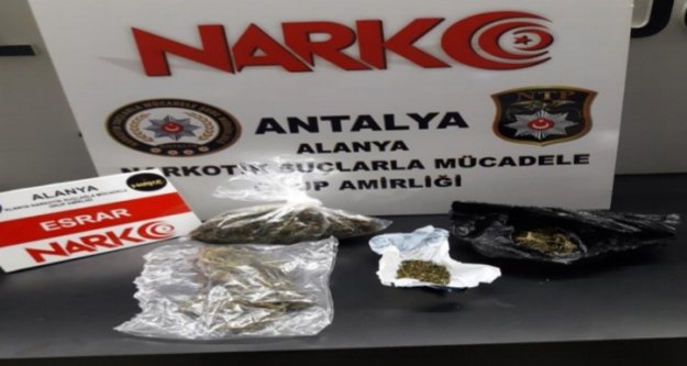 Alanya'da uyuşturucu operasyonu: 2 gözaltı var