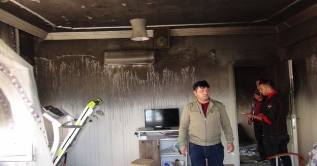 Evde kimsenin olmaması olası faciayı önledi