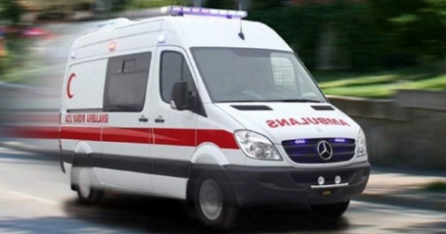 Alanya'da bir ustanın kafasına fayans düştü!