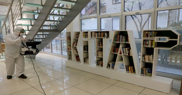 Alanya'da riskli alanlarda dezenfekte çalışmaları yapılıyor