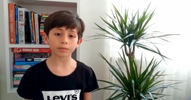 Alanyalı öğrencilerden sağlık çalışanlarına videolu destek