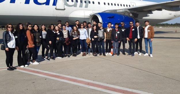 ALKÜ’den Antalya Havalimanına teknik gezi