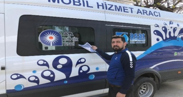 ASAT'ın mobil hizmet aracı Gazipaşa'da