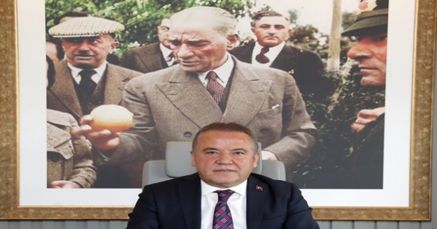 Başkan Böcek'ten 6 Mart Atatürk'ün Antalya'ya geliş mesajı