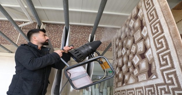 Halılara 'korona virüsü' önlemi