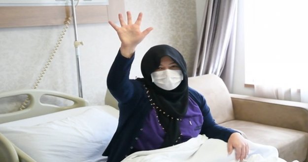 Alanyalı kadın Koronayı yendi!