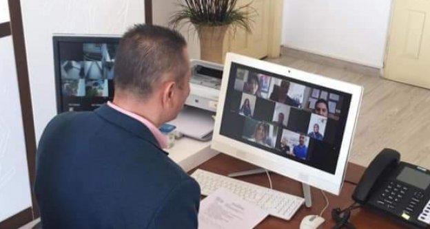 Alanya'da okul müdürleri online toplandı