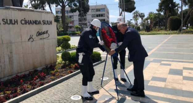 Alanya'da polisten sade tören