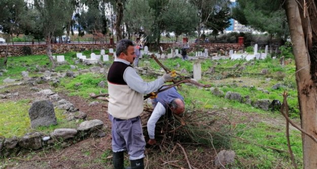 Alanya'da 135 mezarlık temizlendi