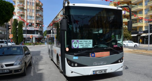 Alanya'daki halk otobüslerinde o kurallar kaldırıldı