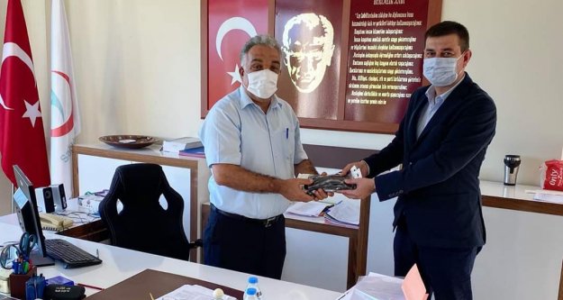Türkdoğan'dan hem ziyaret hem hediye