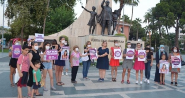 Alanya'da kadın cinayetlerine tepki