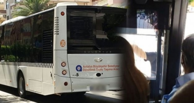 Alanya'da yolcuya şoförü küfür eden otobüse men cezası
