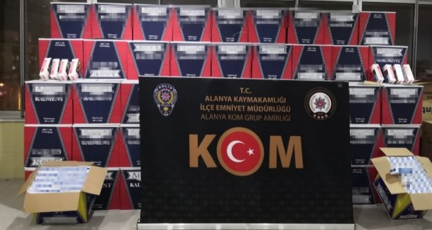 Alanya'da bir kamyon ele geçirildi