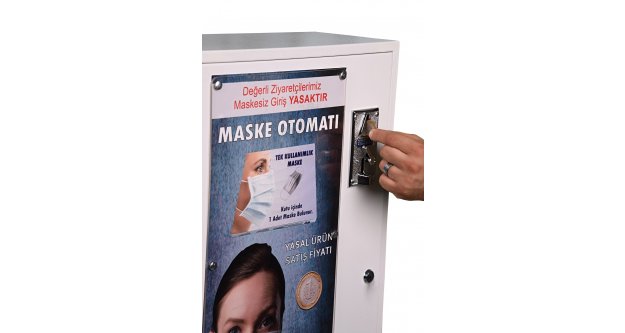 Maske kullanımı 3 kat arttı, maske otomatları iş başında