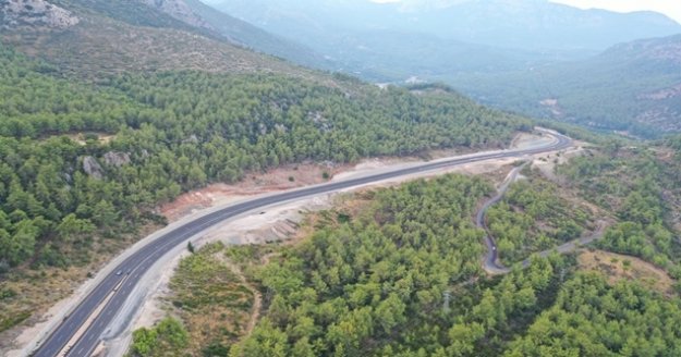 500 milyon TL bütçeli  yol 2022'de hizmete girecek