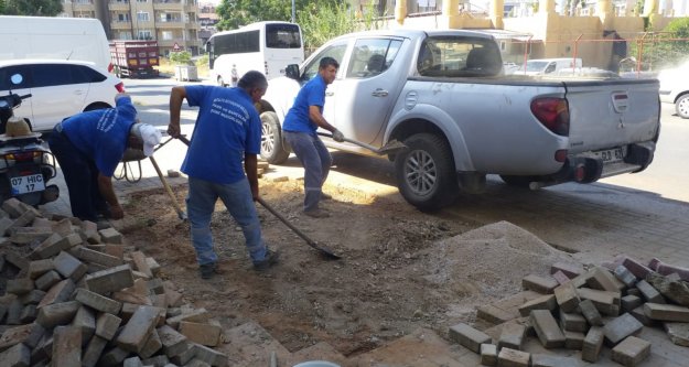 Alanya ASAT'tan parke bakım ve onarım çalışması