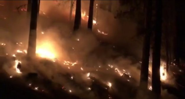 Alanya'nın Söğüt Yaylası'nda korkutan yangın