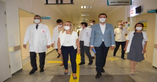 Çokal'dan Lakadamyalı'ya ve hastaneye tam destek