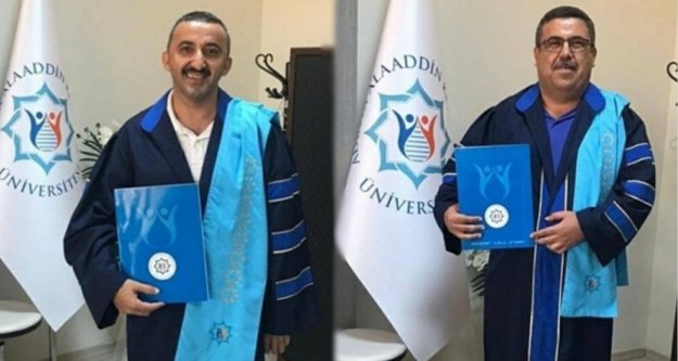Erdoğan ve Çalış yüksek lisansı tamamladı