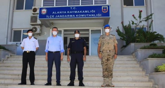 Kaymakamdan jandarmaya ziyaret