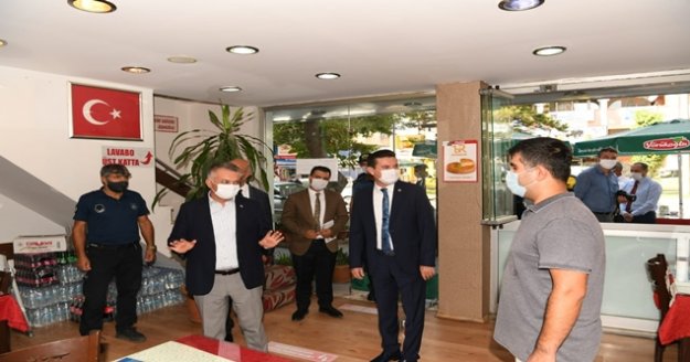 Vali Yazıcı pandemi denetiminde