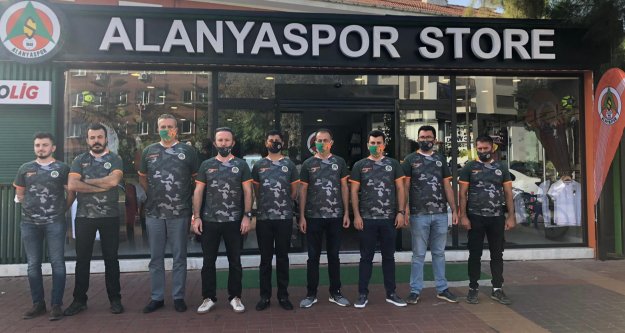 Karamut ve birim amirlerden Alanyaspor'a destek