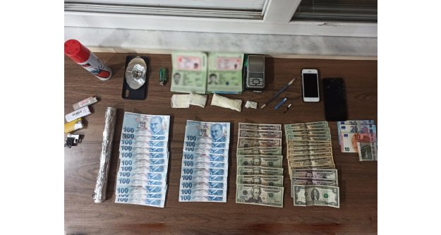 Antalya'da sahte para ve uyuşturucu operasyonu