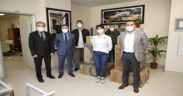 AÜ Hastanesi’ne ventilasyon cihazı bağışı