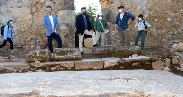 Başkan Yücel'den Syedra'ya tam destek