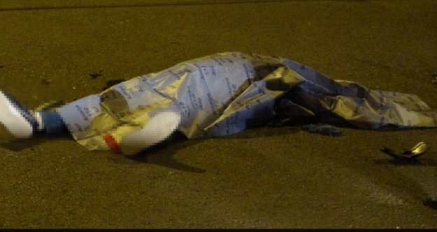 Minibüsün çarptığı motosikletli hayatını kaybetti