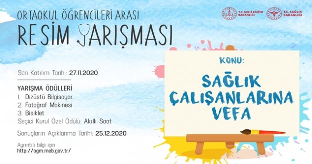 Öğrenciler, hayal güçleri yardımıyla sağlık çalışanlarına teşekkür edecek