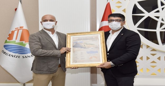 OSB Başkanı Ali Bahar, ANTİAD’ı konuk etti