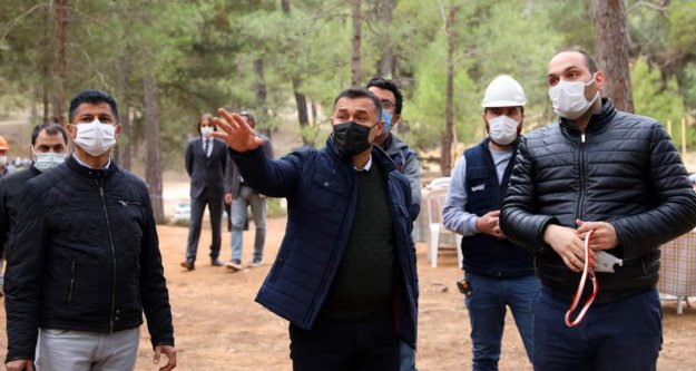 Yücel 'Macera Parkı'na hız verdi