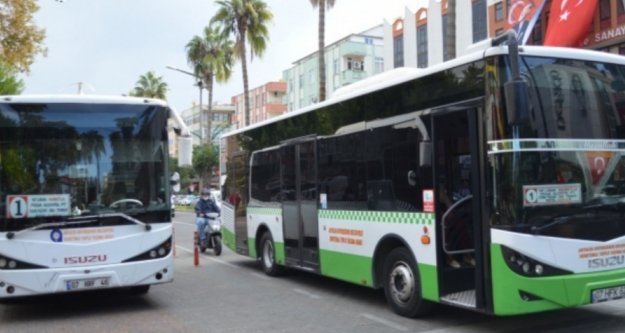 Alanya'da halk otobüsü zammına tepki