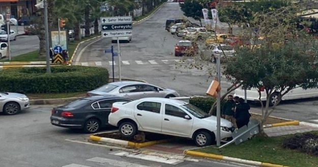 Alanya'da korkutan kaza!