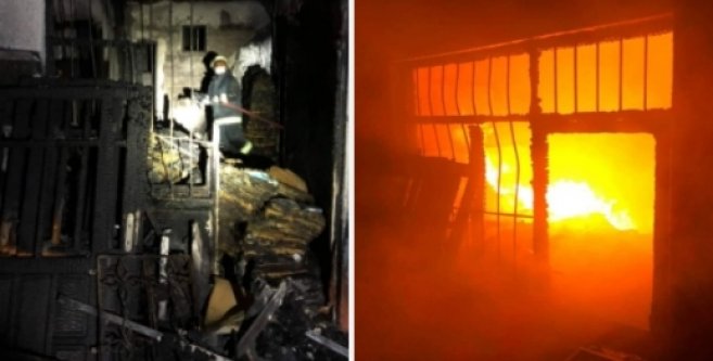 Alanya'da gazetecinin evi kundaklandı