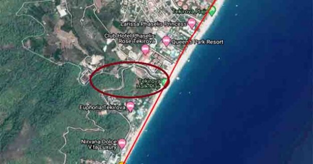 Antalya'daki arazinin turizme tahsisine mahkeme dur dedi