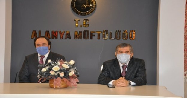 İl Müftüsü Artan'dan Alanya'ya veda ziyareti