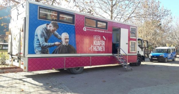 Mobil Kuaför Tırı İbradı ve Gündoğmuş’ta