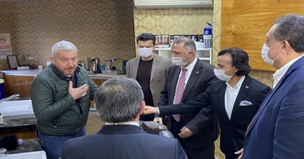 Özer ve Bayar Alanya'da esnafların sıkıntılarını dinledi