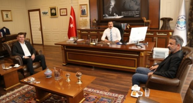 Başkan Türkdoğan'dan Rektör Kalan'a ziyaret