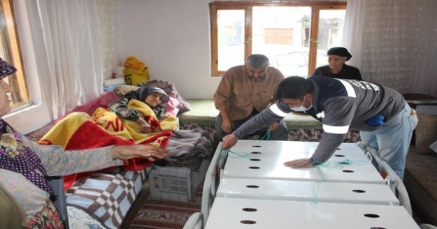 Büyükşehir'den bin 283 vatandaşa hasta yatağı